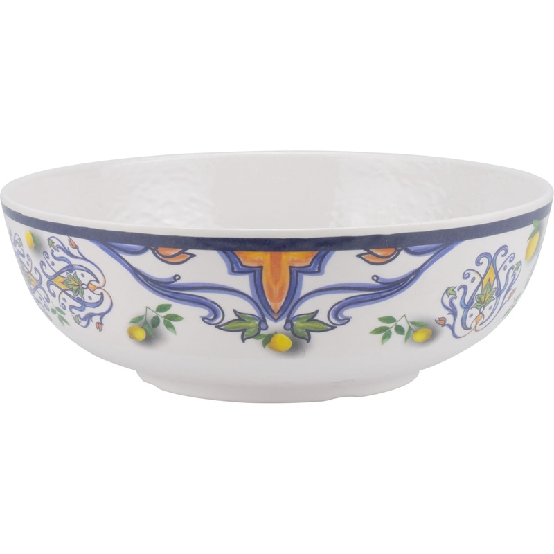 Round melamine bowl 'Genova" 2 litres