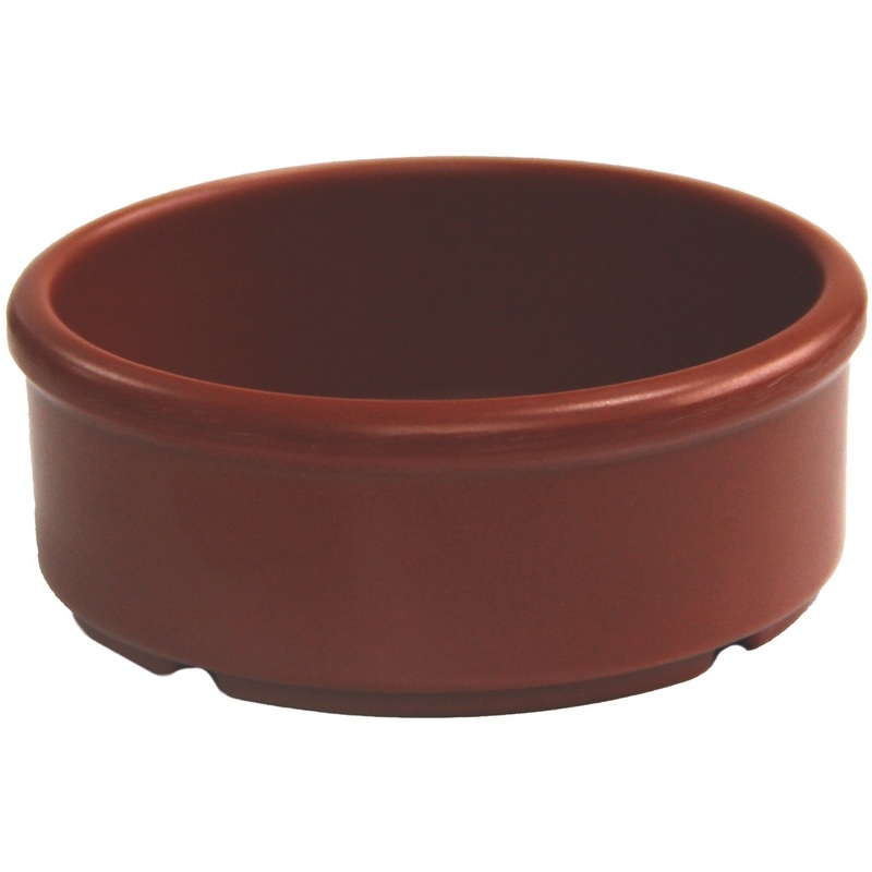 Round mini dish for presentation 90ml