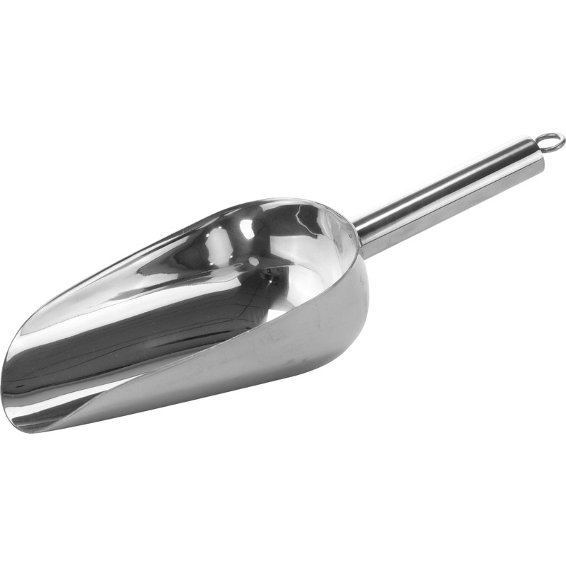 Stainless steel ice scoop 20cm