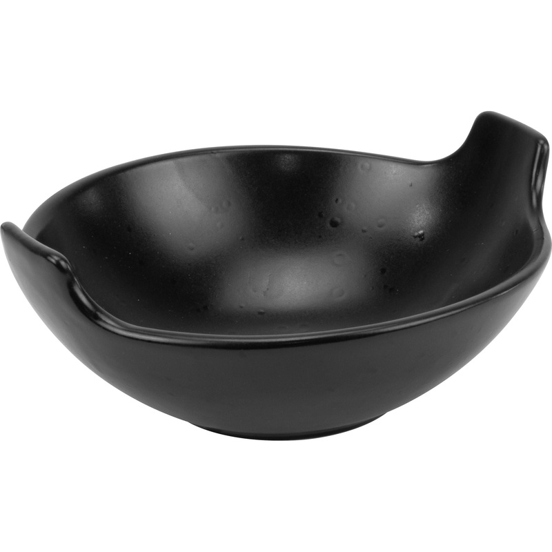 Street Food round bowl "Black" 17.3x6.9cm