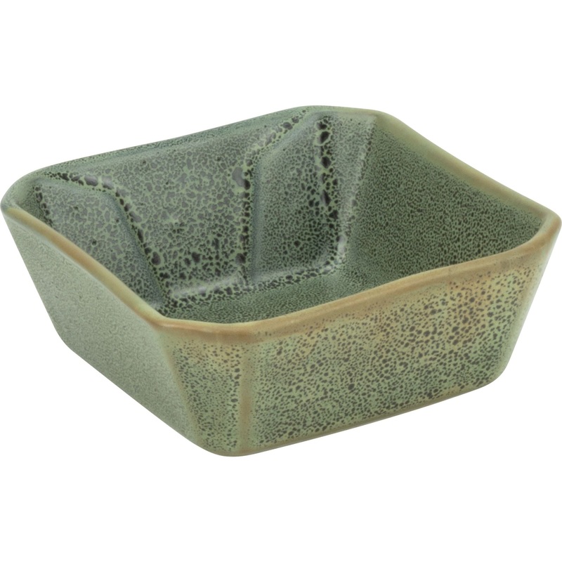 Street Food square bowl "Olive" 8.3x3.2cm