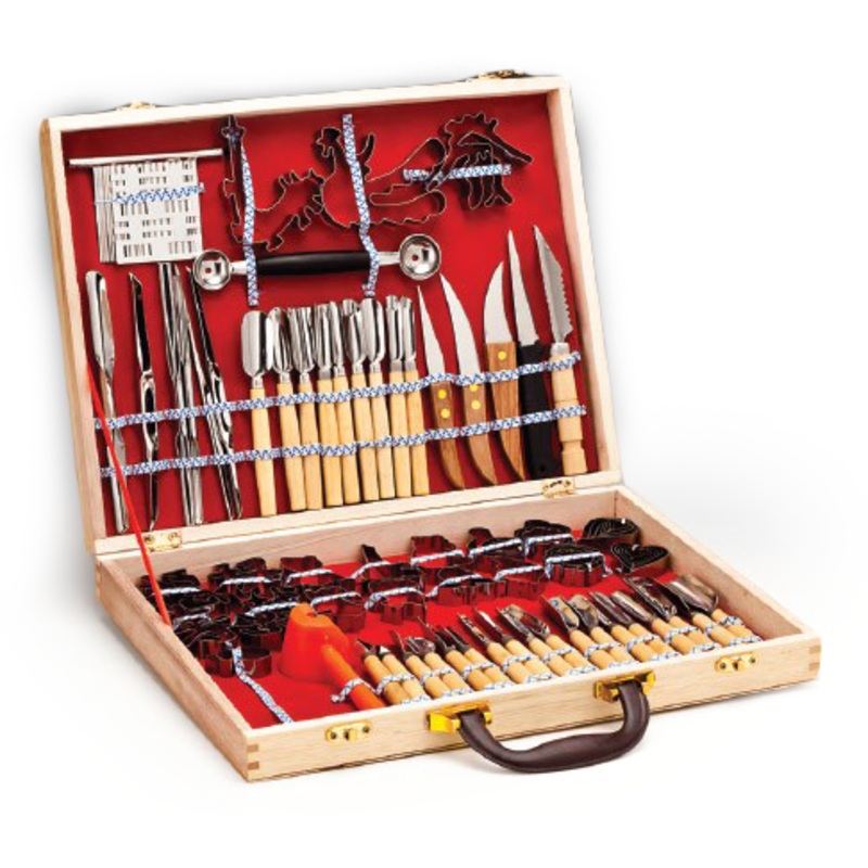80 pcs culinary carving set for fruit and vegetables