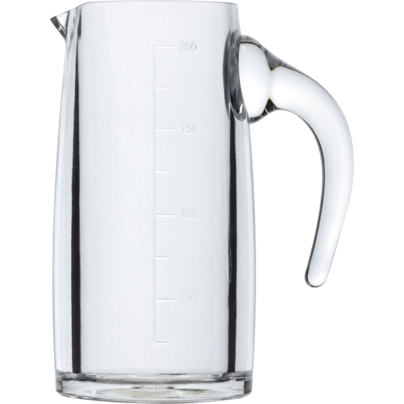 Acrylic measuring jug 200ml