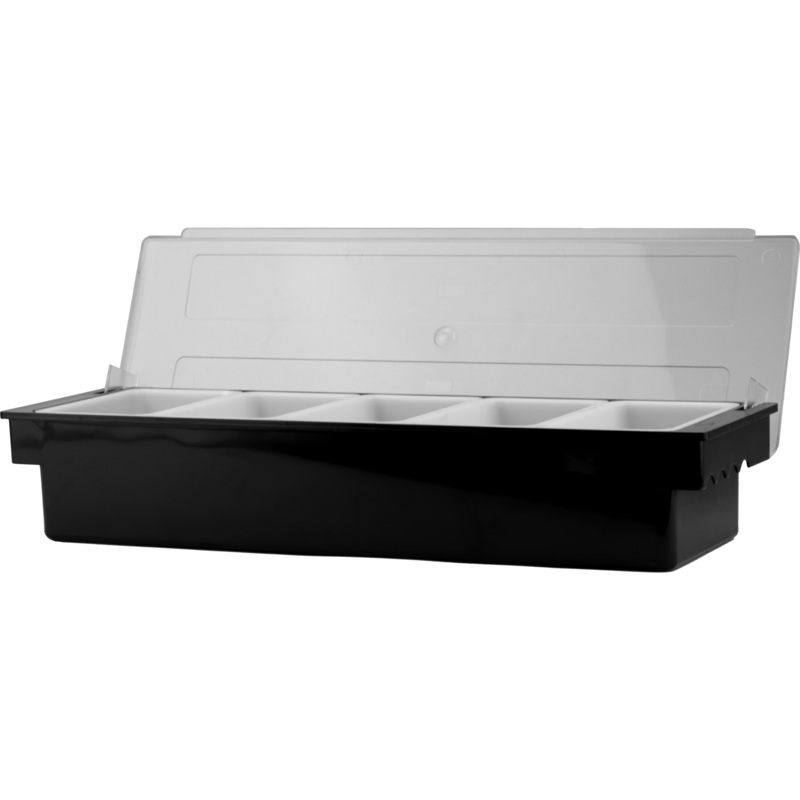 Bar organiser with five sections