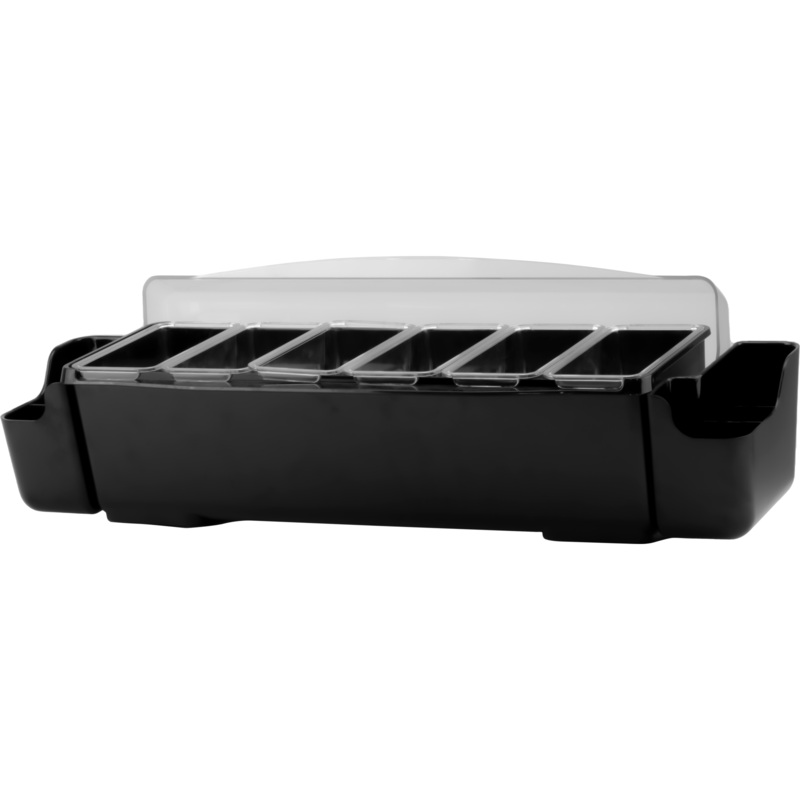 Bar organiser with six sections