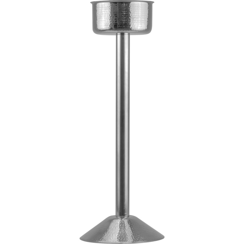 Champagne stand "Hammered" chrome