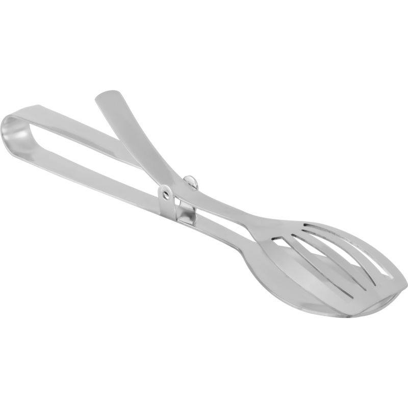 Metal serving tongs