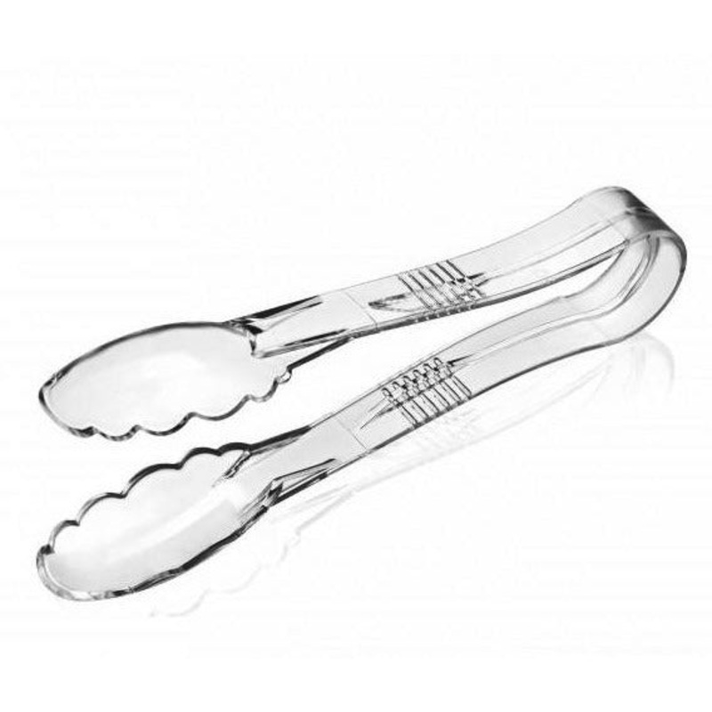 Polycarbonate scalloped tongs transparent 30m