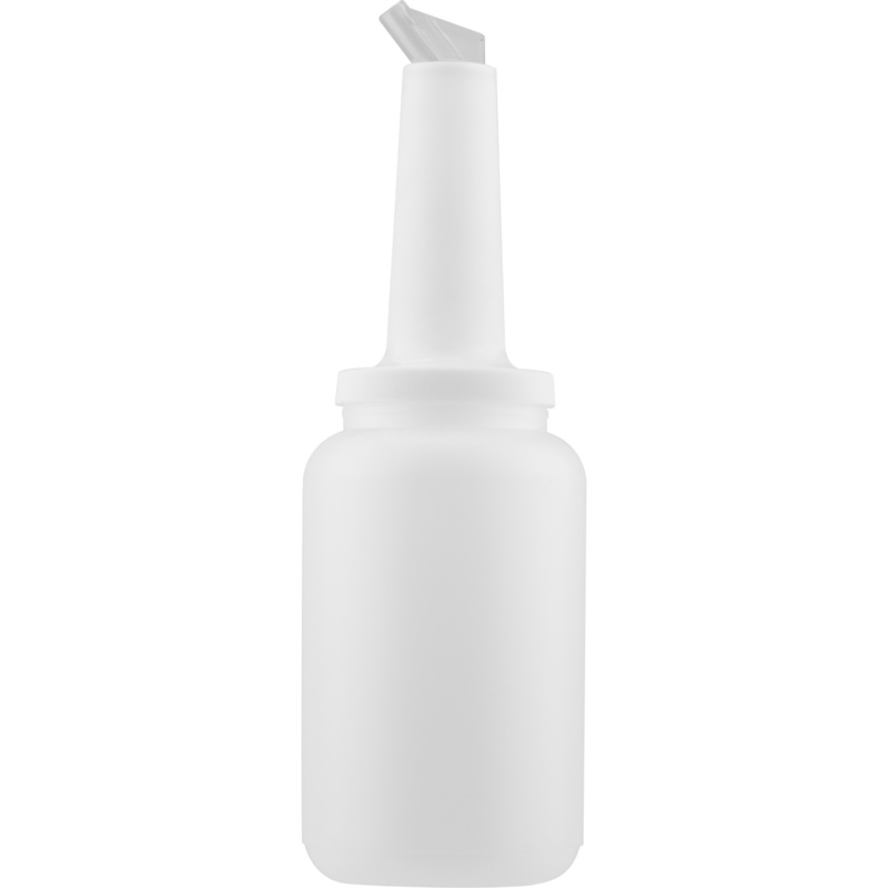 Polypropylene juice/syrup bottle with pourer 2.5 litres