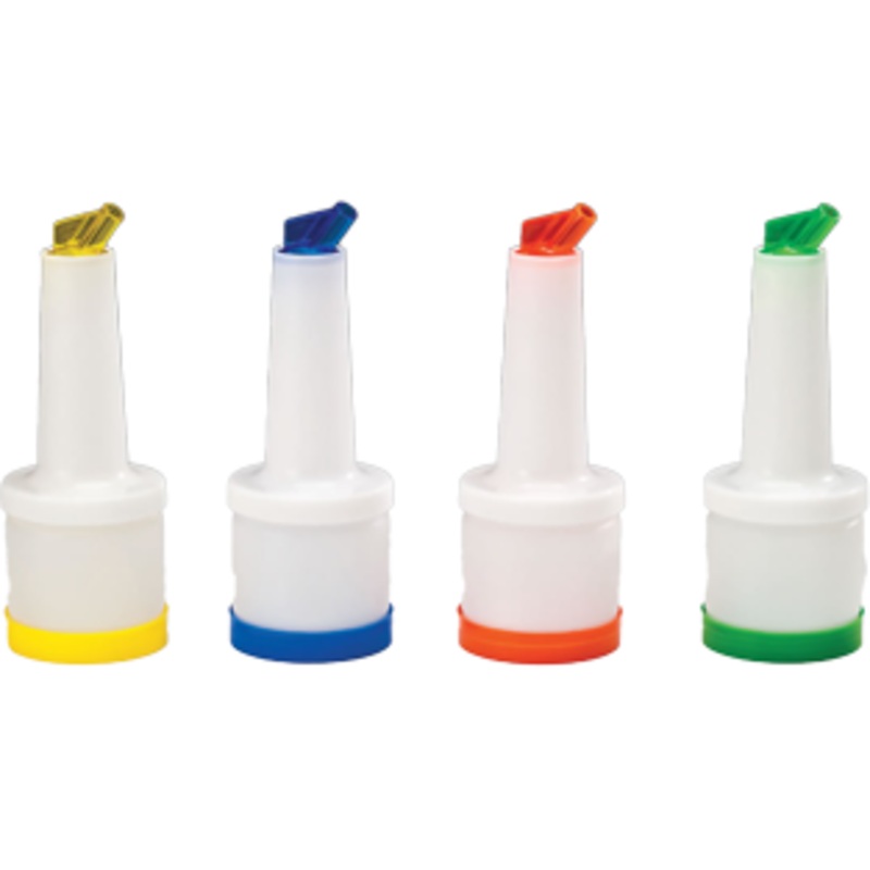 Polypropylene juice/syrup bottle with pourer 500ml