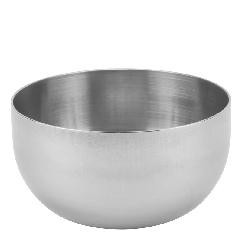 Stainless steel round mini sauce bowl 6x3cm