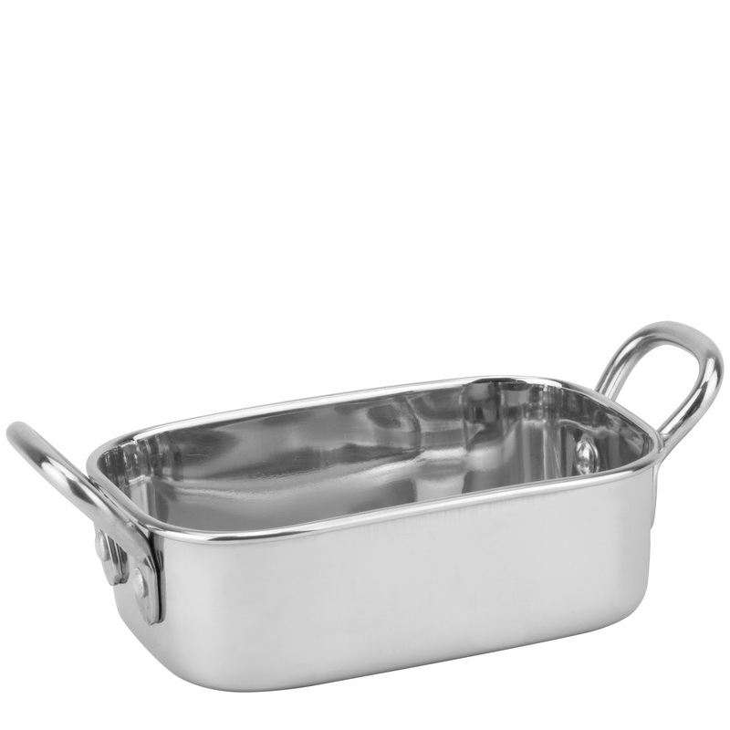 Basics Rectangular Mini Serving Pan 450ml