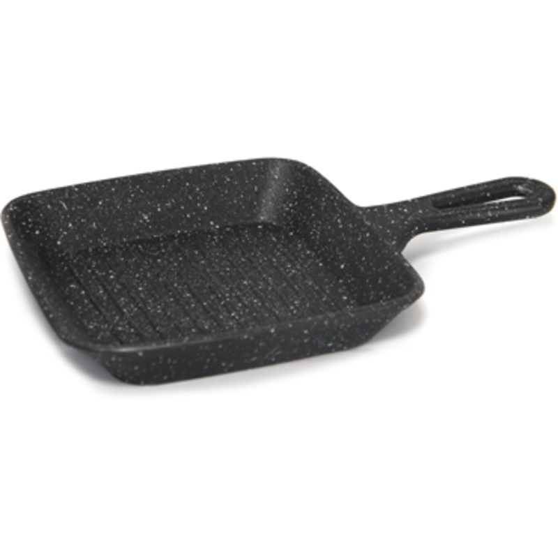 Hella Aluminium Square Mini Frypan "Black" for Serving 16cm