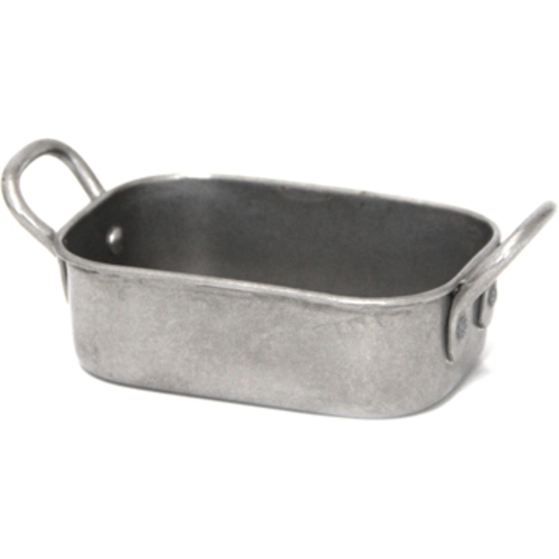 Old Fashioned Rectangular Mini Serving Pan 300ml
