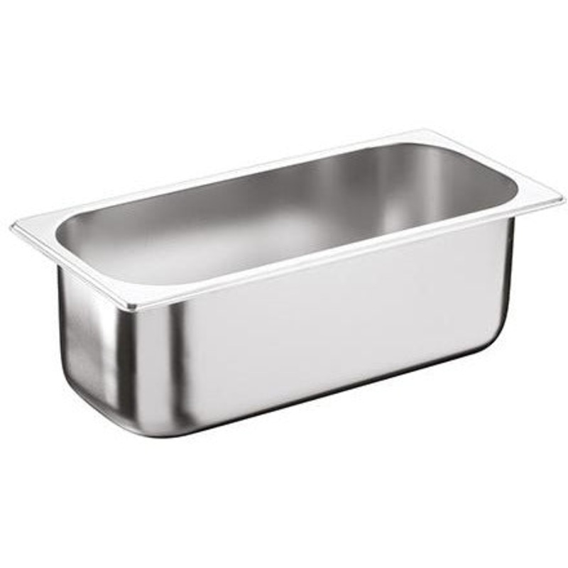 Stainless steel gastronorm ice cream container