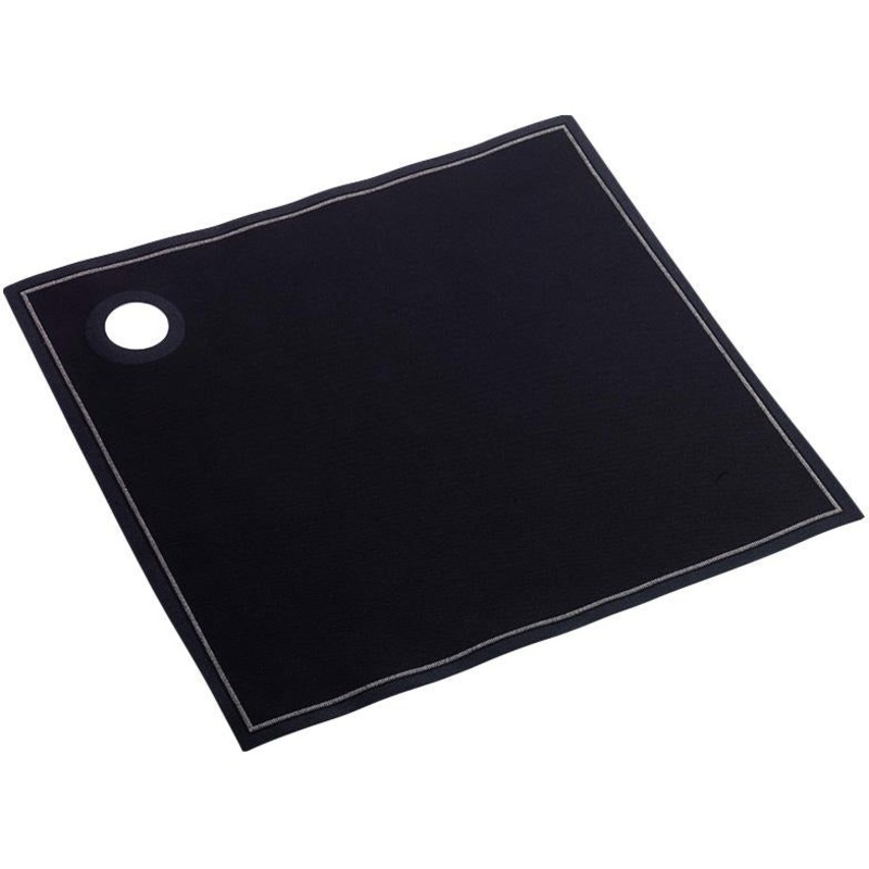 Wine bottle cloth black 40x40cm