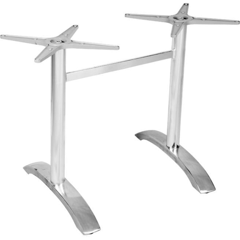 Aluminium stand for rectangular table top 68cm