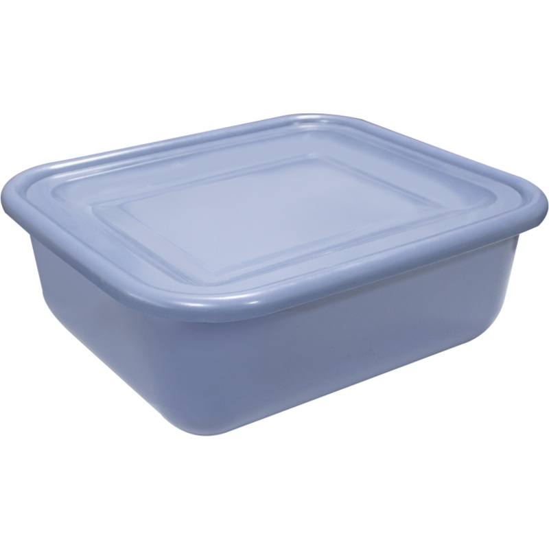 Box with lid for service trolley trolley grey 37x32m