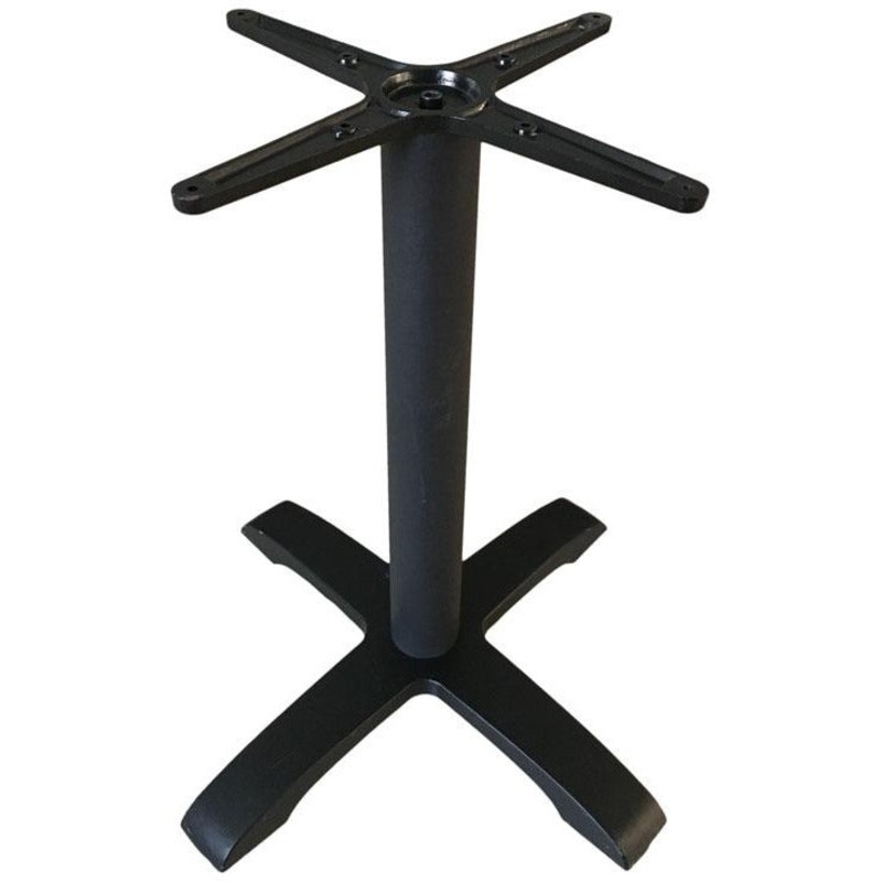 Metal stand for square/round table black 50cm