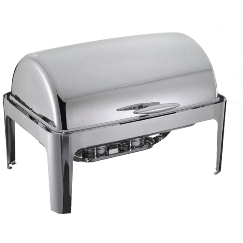 Rectangular roll top chafing dish 1/1