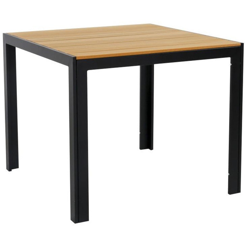 Square table "Plastic Wood Natural" 90cm