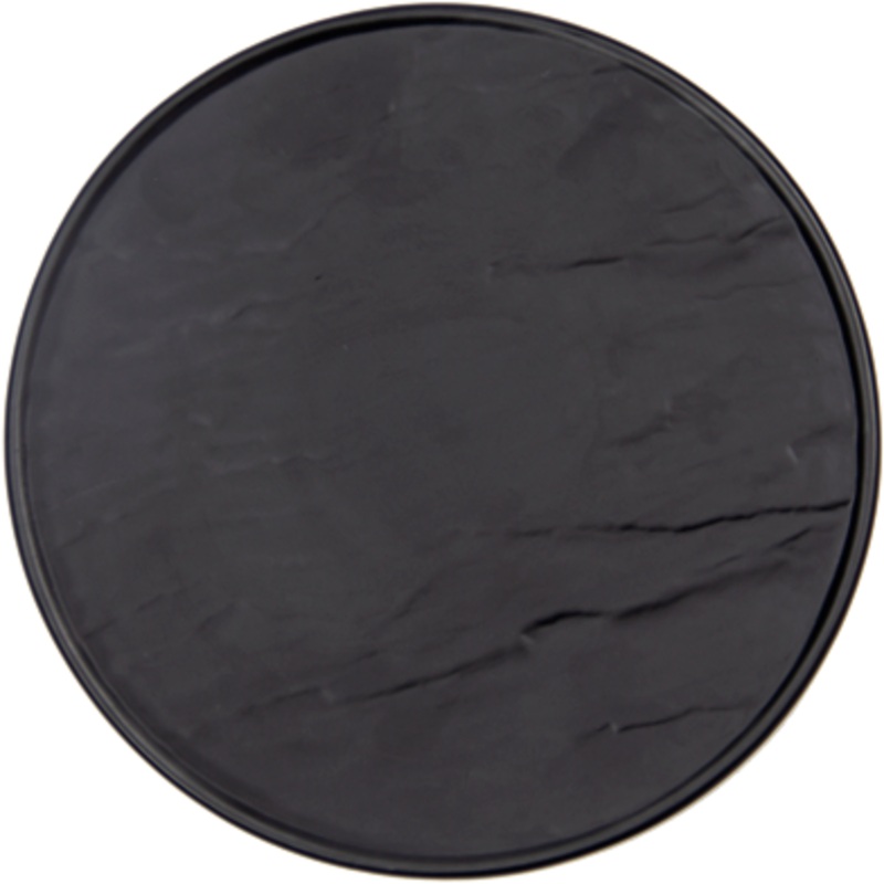 Meteor black flat plate 30cm