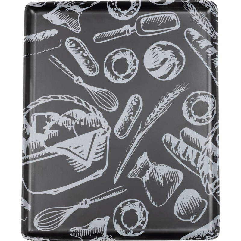 Rectangular melamine platter "Bakery" GN 1/2