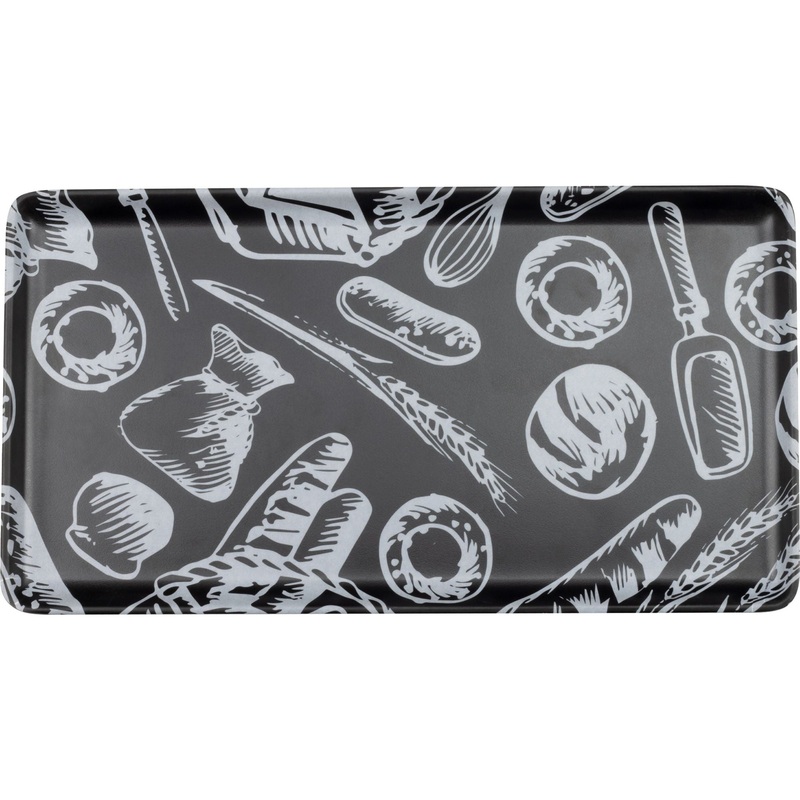 Rectangular melamine platter "Bakery" GN 1/3