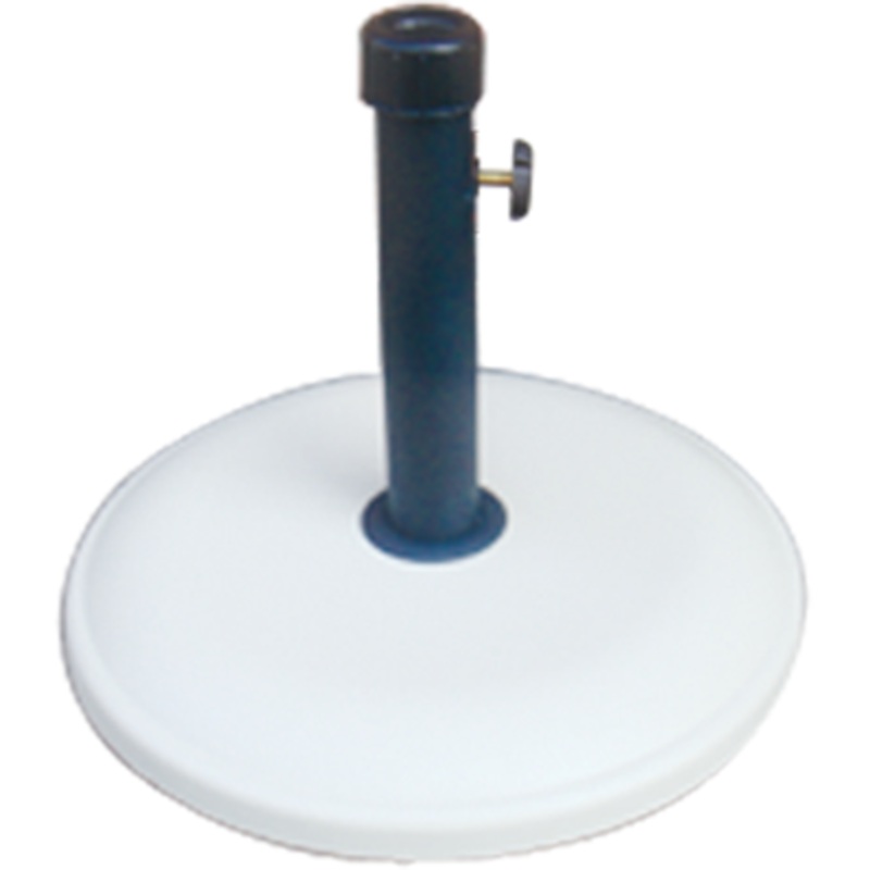 Round umbrella base white 12kg