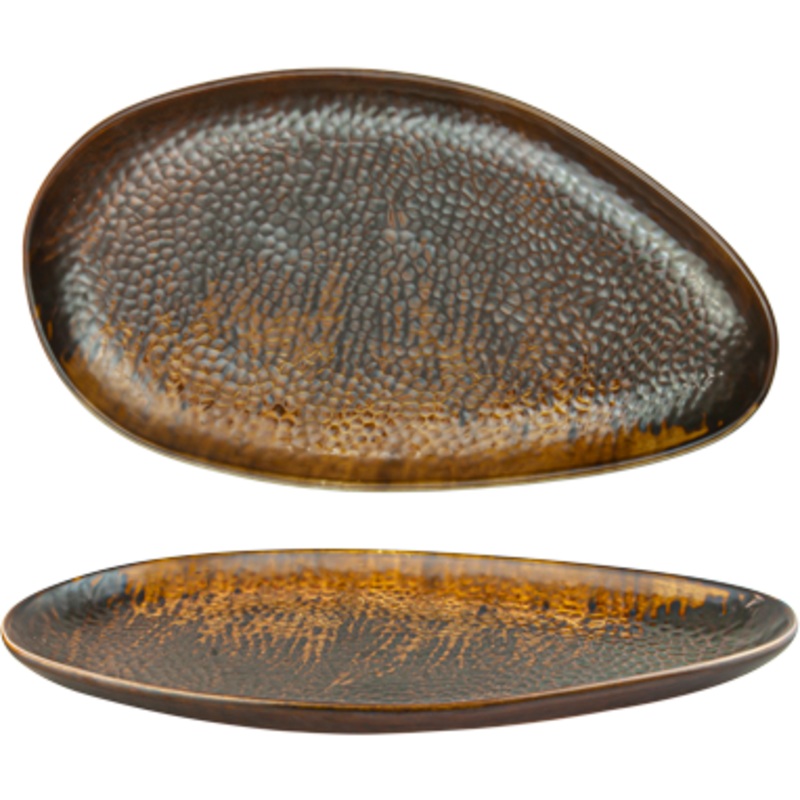 Rustic Oval plate 38cm