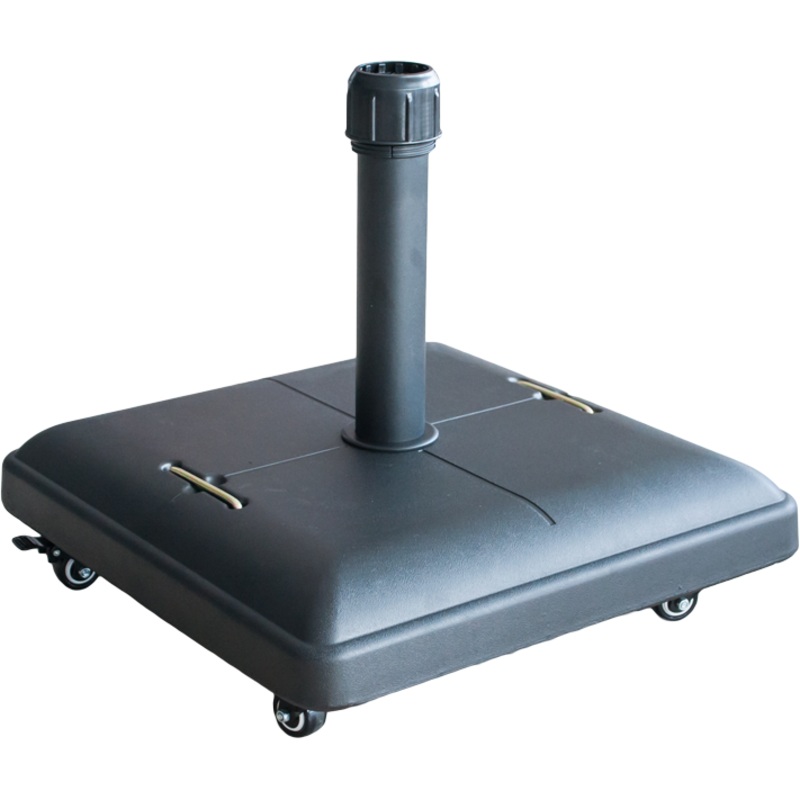 Square Umbrella Base on wheels "Black" 37kg