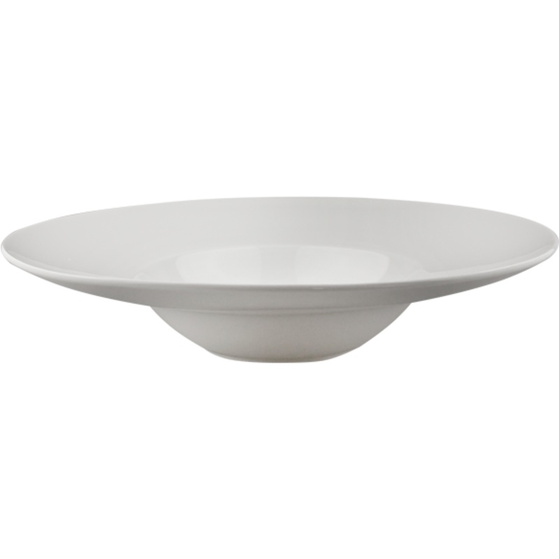 Vision white gourmet deep plate 23cm