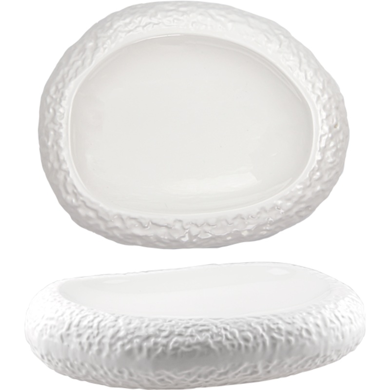 White nest presentation plate 23cm
