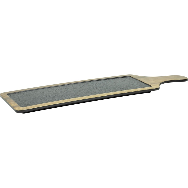 Meteor melamine platter 45.5x12.8cm