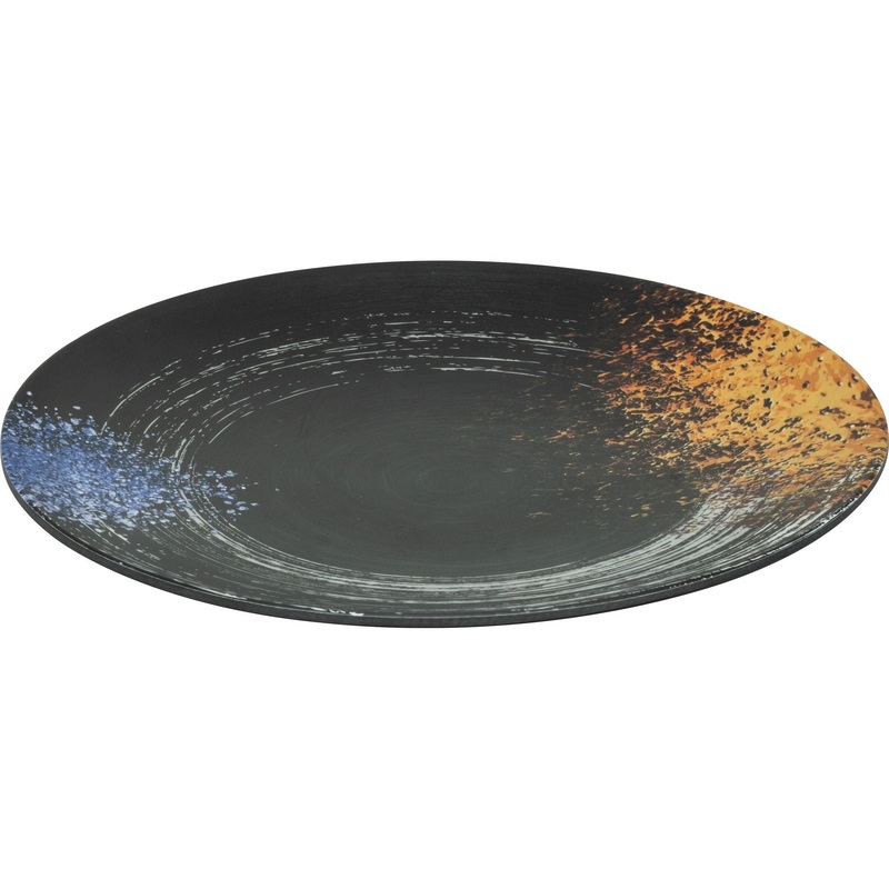 Okimi melamine flat plate 22.5cm