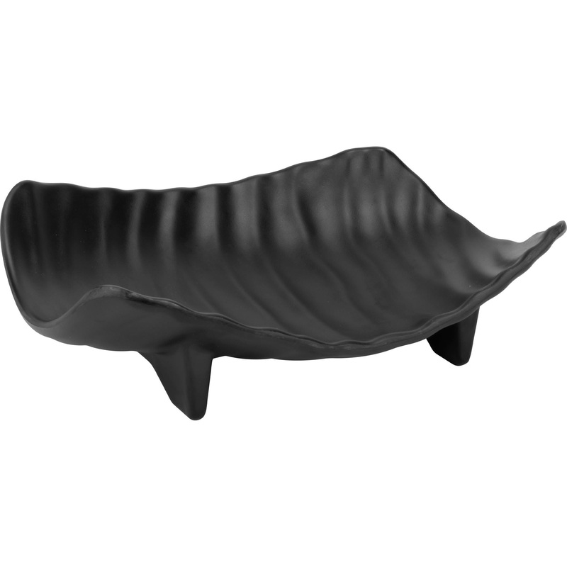 Shibui curved platter 19x14.5cm