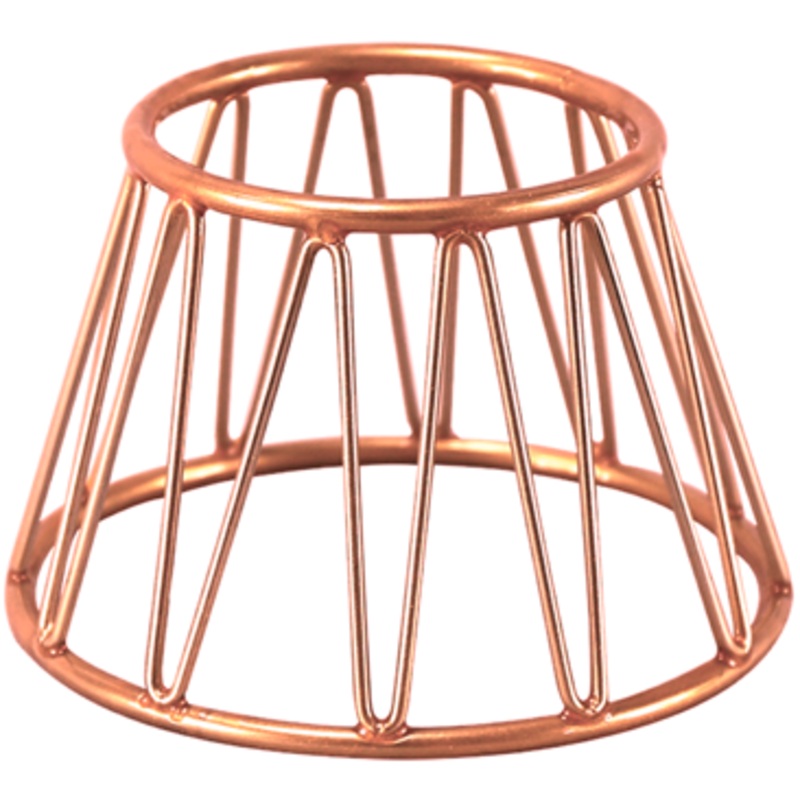 3D non slip display stand red copper 15cm