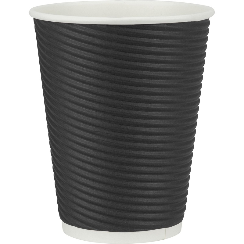 Paper cup "Luxury" black 520ml