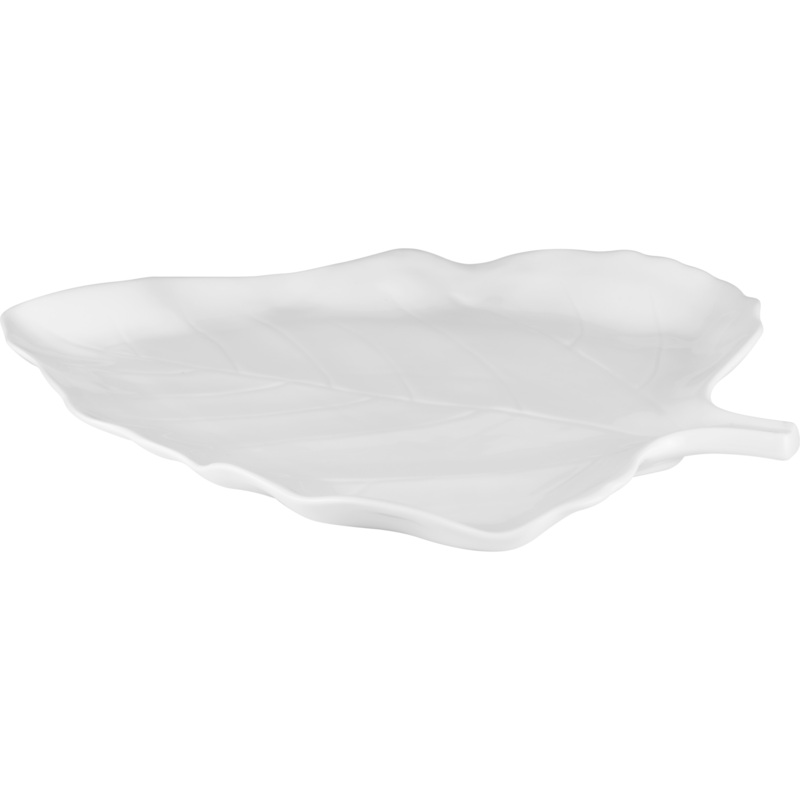 Leaf-form platter 46cm
