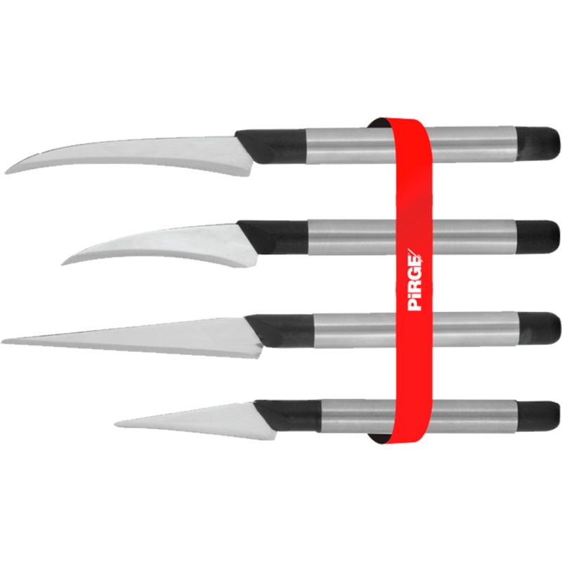 PIRGE curved 4 piece carving knife set