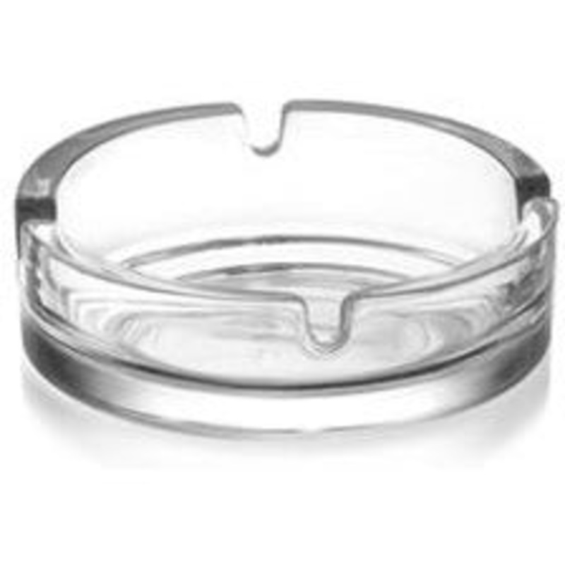 Glass ashtray 10.5cm