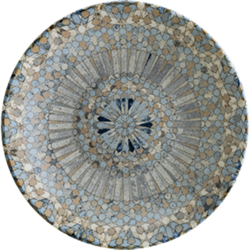 Luca Mosaic bloom deep plate 25cm 1300ml