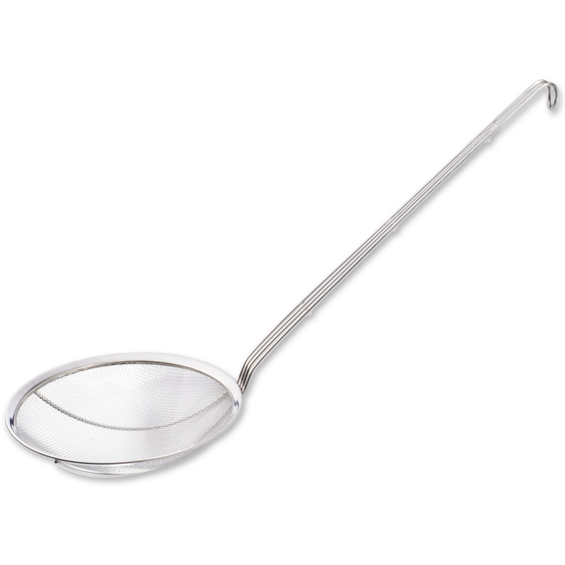 Tinned fine mesh skimmer 22cm