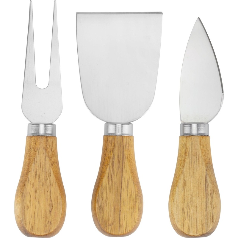 Cheese knife set "Dark" 3pcs