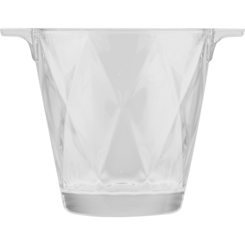 Glass ice bucket 15cm