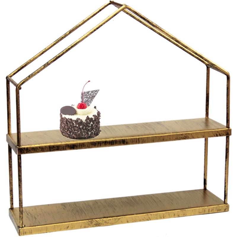 Metal buffet stand "Gold" 30cm