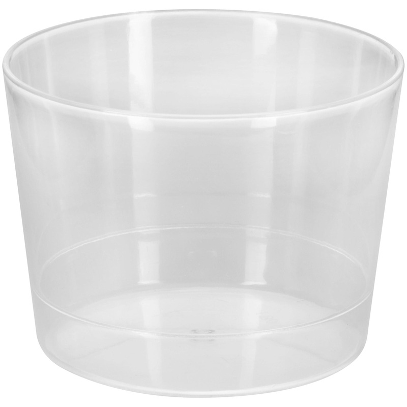 Round polystyrene bowl 180ml