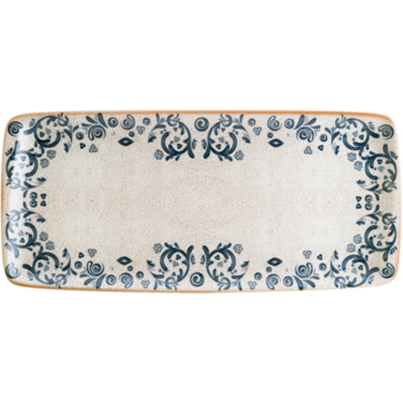 Viento rectangular plate 34x16cm