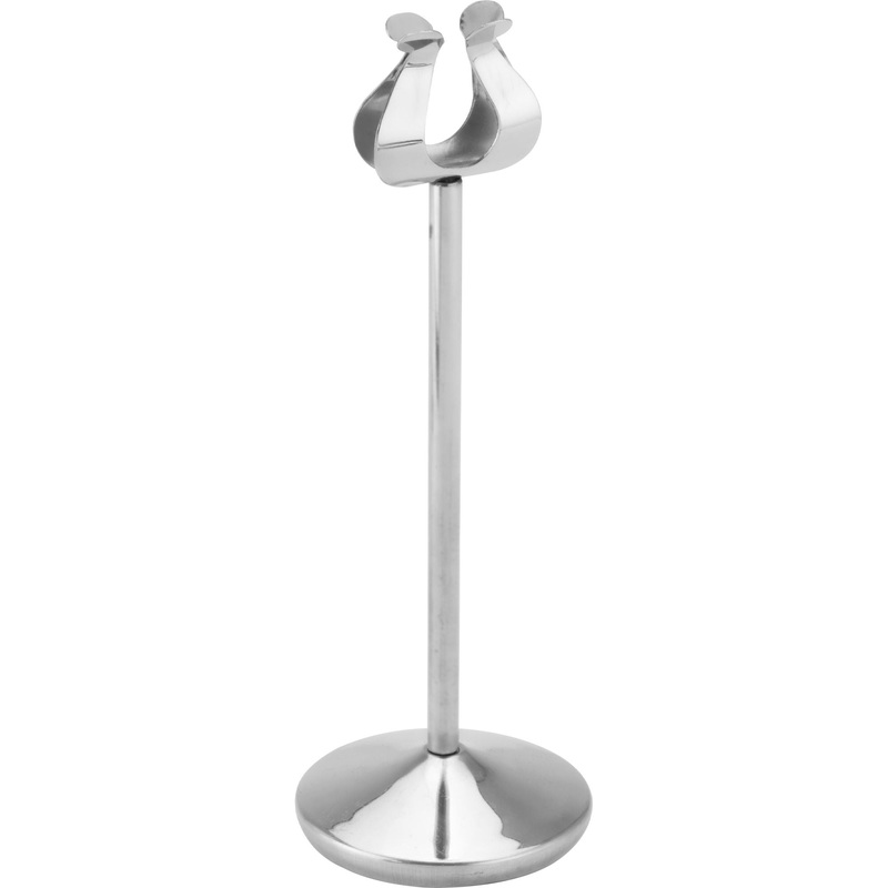 Informative metal stand for dining table "card holder" 20cm