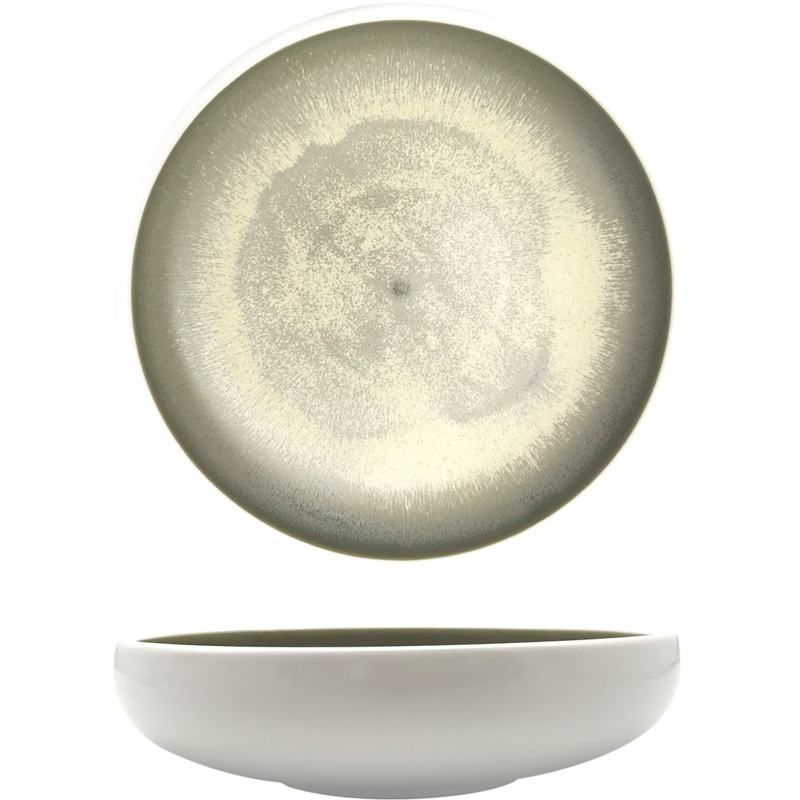 Ivy white Deep plate 23cm 1.4 litres